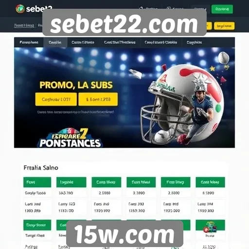 Promoções e bônus oferecidos por sebet22.com